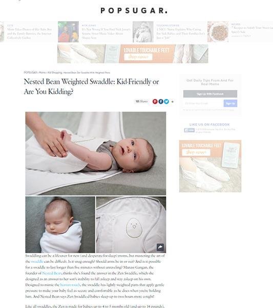Zen Swaddle KidFriendly or Are You Kidding? Nested Bean