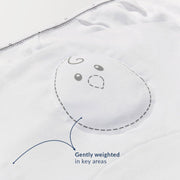 Weighted swaddle blanket
